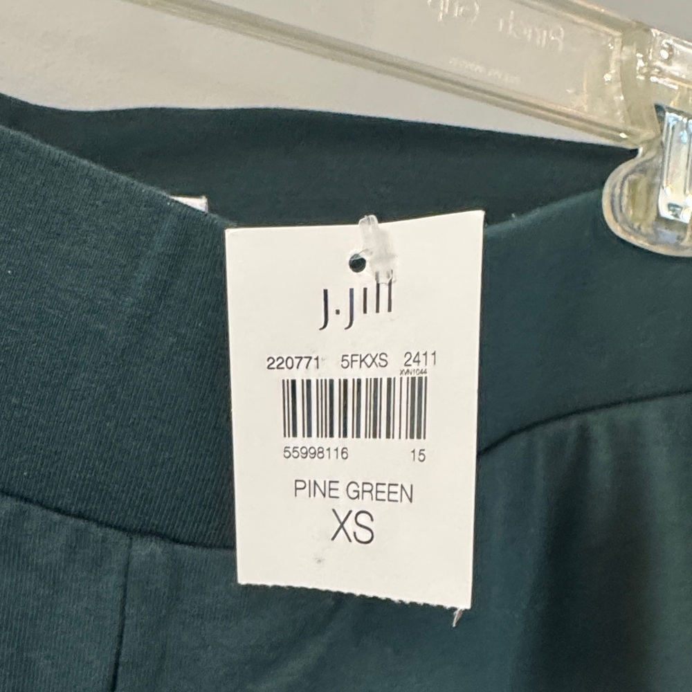 J. Jill Forest Green Straight Leg Pants - Picture 2 of 6